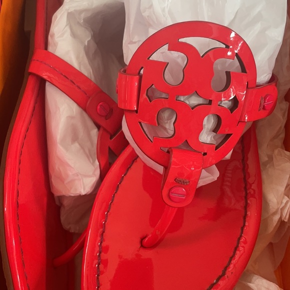 Tory Burch Shoes - Tory Burch Miller sandal 7.5 bright pink goes great with Lilly Pulitzer 🌴🌺